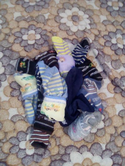 Лот: 12435423. Фото: 1. Носки детские на 3-5 лет 11 пар. Носки, колготки