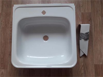 Лот: 10556782. Фото: 1. Раковина эмалированная White Wave. Раковины, умывальники