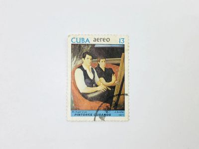 Лот: 23314509. Фото: 1. Картины кубинских художников -... Марки