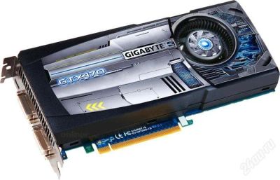 Лот: 2522438. Фото: 1. GeForce GTX470 Gigabyte 1280Mb... Видеокарты