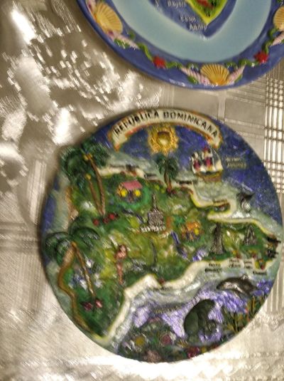 Лот: 16817818. Фото: 1. Тарелка Республика Доминикана. Фарфор, керамика