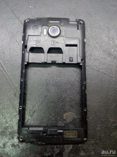 Лот: 10142290. Фото: 1. Задняя часть корпуса Philips W732. Корпуса, клавиатуры, кнопки