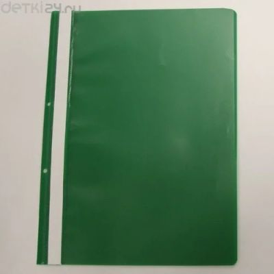Лот: 12129449. Фото: 1. Папка-скоросшиватель зеленый... Папки, портфели