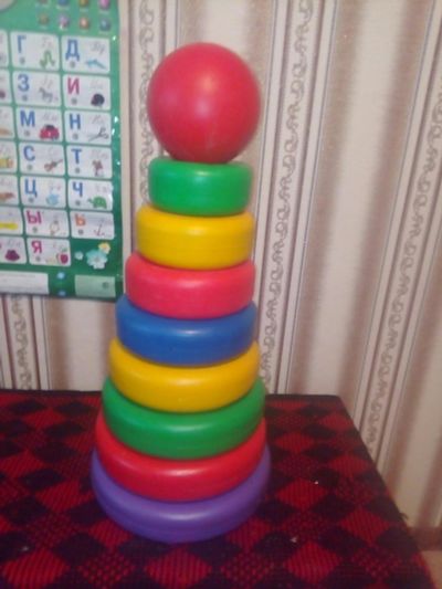 Лот: 12577444. Фото: 1. игрушка пирамида. Развивающие