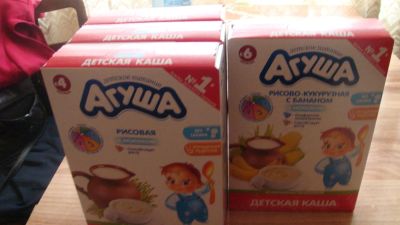 Лот: 7323457. Фото: 1. Кащи 4 шт Агуша. Детское питание