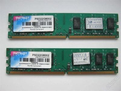 Лот: 2680713. Фото: 1. Оперативная память DDR2 Patriot... Оперативная память