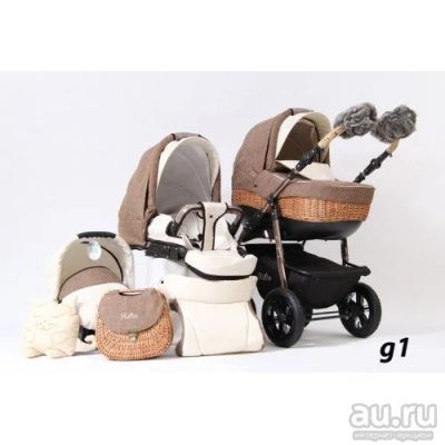 Лот: 9383130. Фото: 1. Коляска Car-Baby Retro 3 в 1. Коляски
