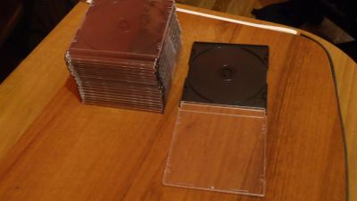 Лот: 3434063. Фото: 1. Коробочки для CD - 15 штук (тонкие... Органайзеры для дисков, боксы