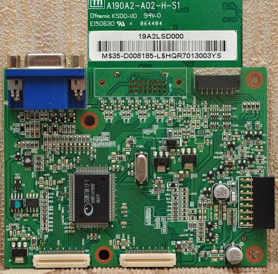 Лот: 3857486. Фото: 1. Майн A190A2-A02-H-S1 Монитор ViewSonic... Печатные платы