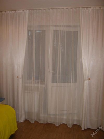 Лот: 8618094. Фото: 1. Шторы комплект и тюль. Шторы, тюль