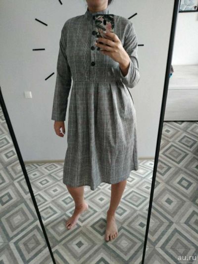 Лот: 18067313. Фото: 1. Платье в клетку babe doll. Платья