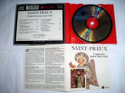 Лот: 10665120. Фото: 1. Saint-Preux – Concerto Pour Une... Аудиозаписи