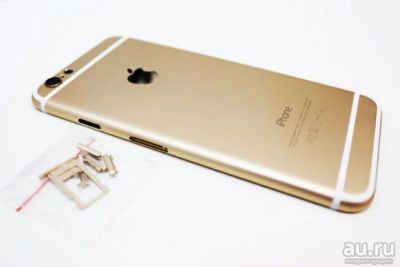 Лот: 13541445. Фото: 1. Корпус iPhone 6S plus Золото Бесплатная... Корпуса, клавиатуры, кнопки