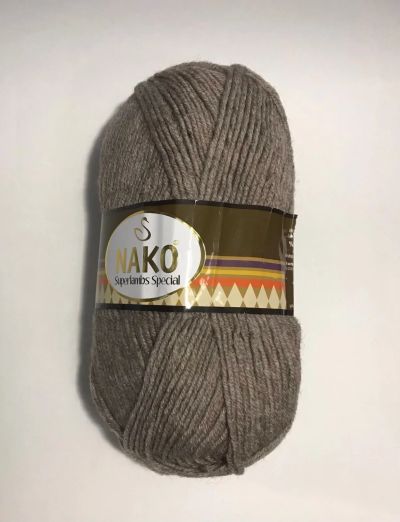 Лот: 16719287. Фото: 1. Пряжа NAKO (Турция) Superlambs... Ткани, нитки, пряжа