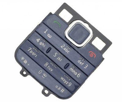 Лот: 25353134. Фото: 1. Клавиатура Nokia C2-00/C1-01 Синий. Клавиатуры для ноутбуков