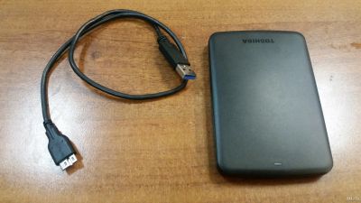 Лот: 13564294. Фото: 1. Жесткий диск 1000Гб USB 3.0 Toshiba... Жёсткие диски (HDD)
