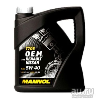 Лот: 8417557. Фото: 1. Mannol O.E.M. for Renault Nissan... Масла, жидкости