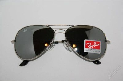 Лот: 1899382. Фото: 1. Очки Ray Ban Aviator зеркальные... Очки солнцезащитные