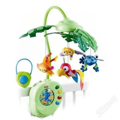 Лот: 1843611. Фото: 1. Мобиль в кроватку Biba Toys "Джунгли... Для младенцев