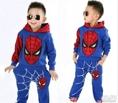 Лот: 10128364. Фото: 1. Костюм детский человек паук. Детские карнавальные, праздничные костюмы