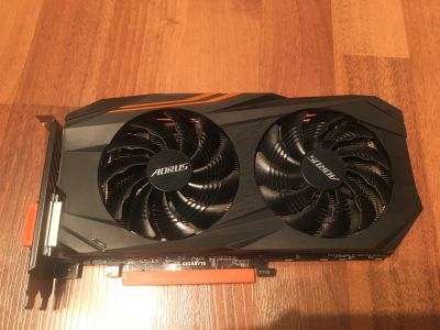 Лот: 15423481. Фото: 1. Gigabyte rx580 8 gb aorus. Видеокарты