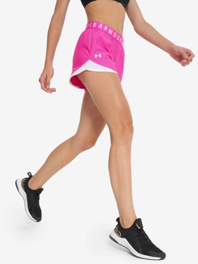 Лот: 24687457. Фото: 1. Шорты женские Under Armour, Розовый. Шорты