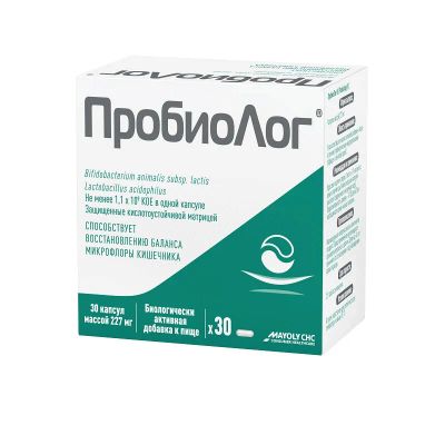 Лот: 23727834. Фото: 1. ПробиоЛог капсулы 30 шт. Лекарства