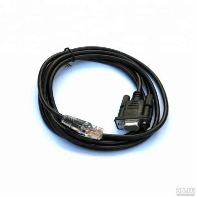 Лот: 13423759. Фото: 1. Кабель переходник Rj45 — COM 9pin... Шлейфы, кабели, переходники