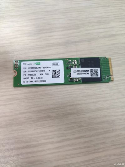 Лот: 17524528. Фото: 1. SSD 256GB Hynix M.2 NVMe. SSD-накопители