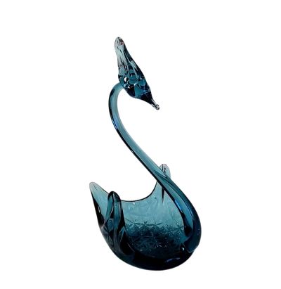 Лот: 25896002. Фото: 1. Винтажный лебедь/конфетница, купоросное... Предметы интерьера и быта