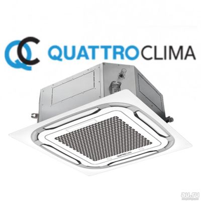Лот: 17565095. Фото: 1. Кассетный кондиционер QuattroClima... Кондиционеры, сплит-системы