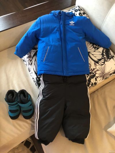 Лот: 15035685. Фото: 1. Зимний костюм adidas kids. Верхняя одежда