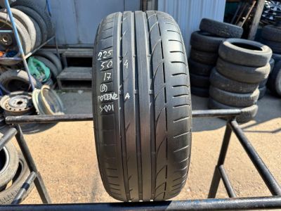 Лот: 25577219. Фото: 1. (1шт.) 225-50-17 Bridgestone Potenza... Шины
