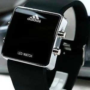 Лот: 4970215. Фото: 1. Часы Adidas LED watch (черный). Подарки на 23 февраля