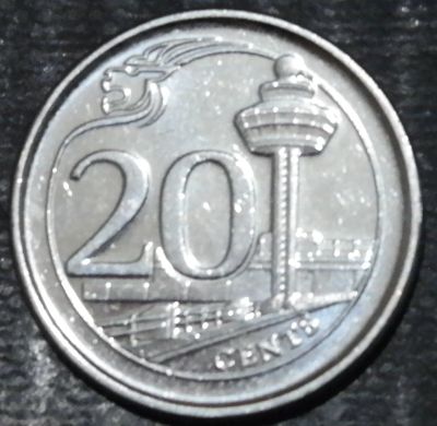 Лот: 17449385. Фото: 1. Экзотика с рубля (25076) Сингапур. Остальные страны