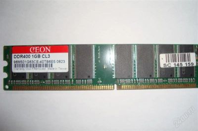 Лот: 2703632. Фото: 1. Ceon ddr400 DDR1 - 1024Mb. Оперативная память
