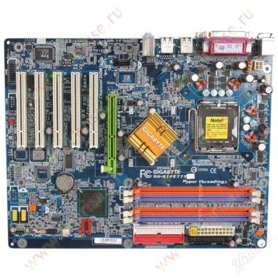 Лот: 2260070. Фото: 1. Материнская плата Gigabyte GA-8IPE775... Материнские платы