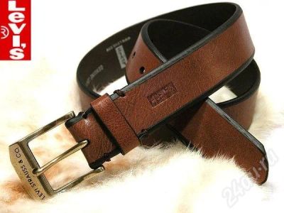 Лот: 206875. Фото: 1. ..[Brand].. Ремень Levi's коричневый... Ремни, пояса