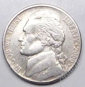 Лот: 1568844. Фото: 1. США. 5 цент 2000г. (1-2). Америка