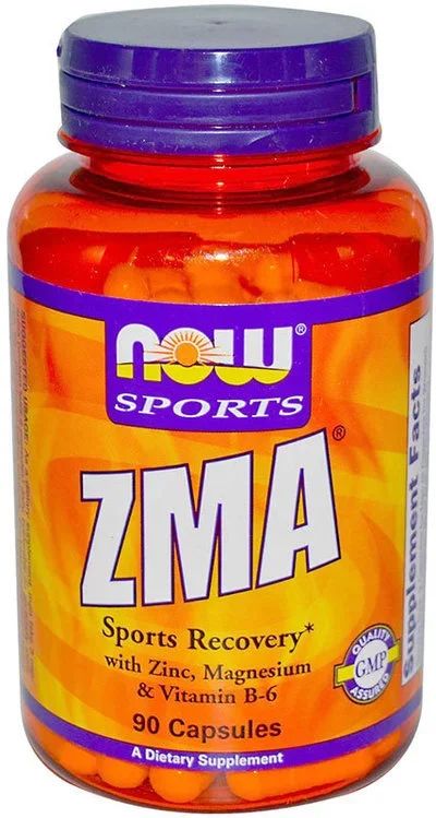Лот: 10170493. Фото: 1. ZMA 90 капс. NOW (Спортивное питание... Спортивное питание, витамины