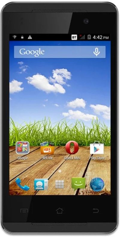 Лот: 5037015. Фото: 1. Micromax Canvas Fire A093 BLACK... Смартфоны