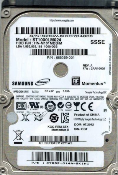 Лот: 6945537. Фото: 1. жесткий диск для ноута samsung... Жёсткие диски (HDD)