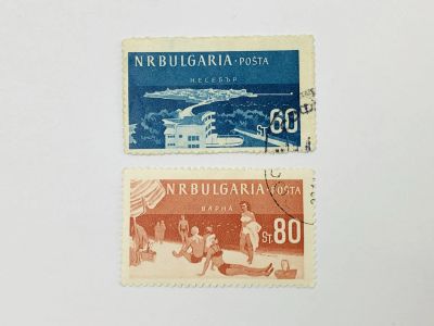 Лот: 23594238. Фото: 1. Болгарские базы отдыха и места... Марки
