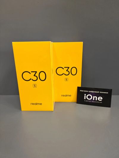 Лот: 21077470. Фото: 1. Realme C30s 3/64Gb Black (Новый... Смартфоны
