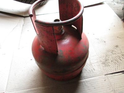 Лот: 13717056. Фото: 1. Баллон газовый 5 л.б/у. Баллоны, газ в баллонах