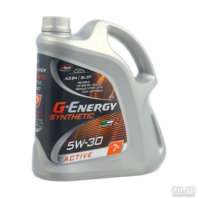 Лот: 15209266. Фото: 1. G-ENERGY Synthetic Active 5W30... Масла, жидкости