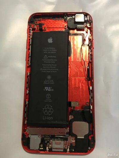 Лот: 9663939. Фото: 1. Корпус iPhone 6s red. Корпуса, клавиатуры, кнопки