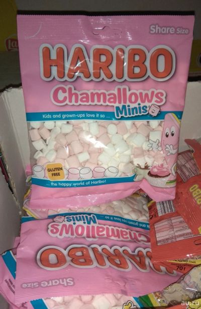 Лот: 16960345. Фото: 1. суфле зефир Haribo Chamallows... Другое (кондитерские изделия, конфеты)