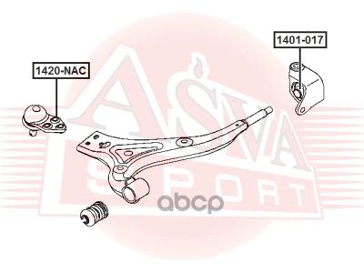 Лот: 24757521. Фото: 1. Опора Шаровая ASVA арт. 1420-NAC. Разное