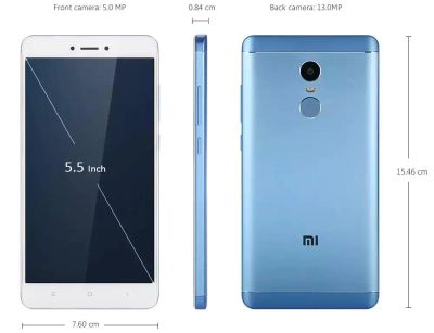 Лот: 11050206. Фото: 1. Xiaomi Redmi Note 4X Blue 4Gb... Смартфоны